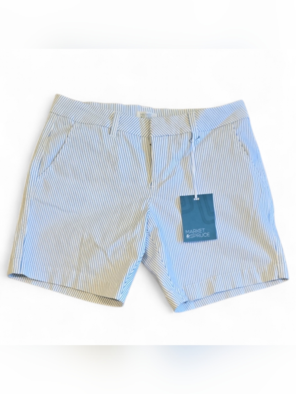 Market & Spruce Lanie Pin Stripe Shorts|‎ NWT| Size 4